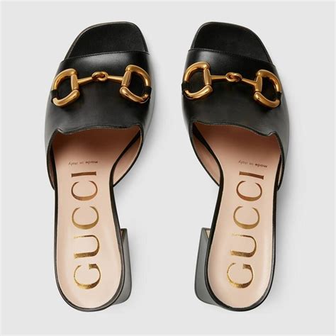 gucci horsebit sandals heels.